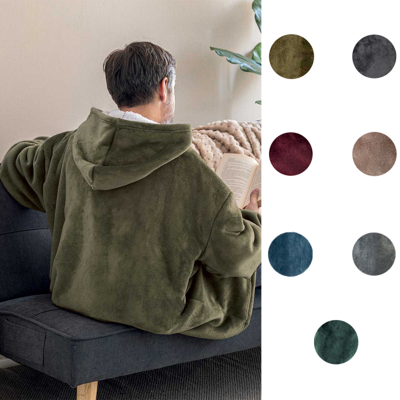 Fleece Φούτερ Με Sherpa (90x100) Palamaiki Huhu/2