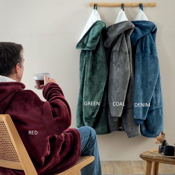 Fleece Φούτερ Με Sherpa (90x100) Palamaiki Huhu/2