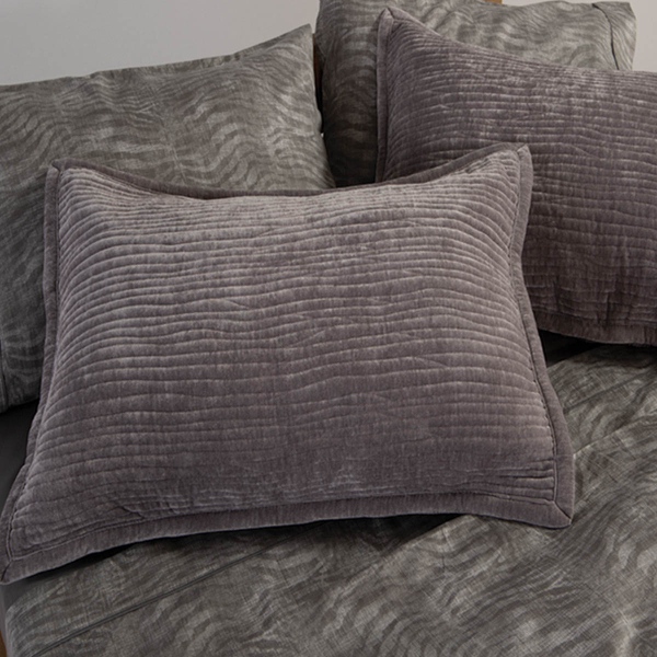 Ζεύγος Μαξιλαροθήκες (52x72) Nef-Nef Homeware Elements Brave Grey