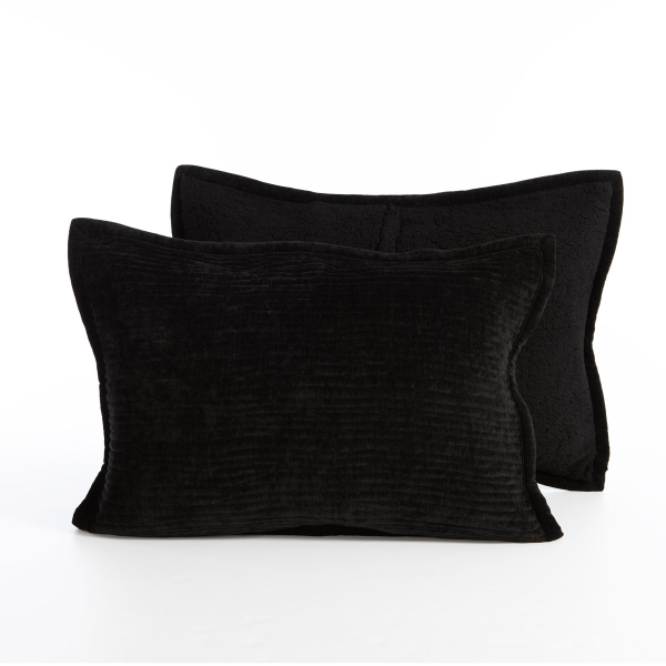 Ζεύγος Μαξιλαροθήκες (52x72) Nef-Nef Homeware Elements Brave Black