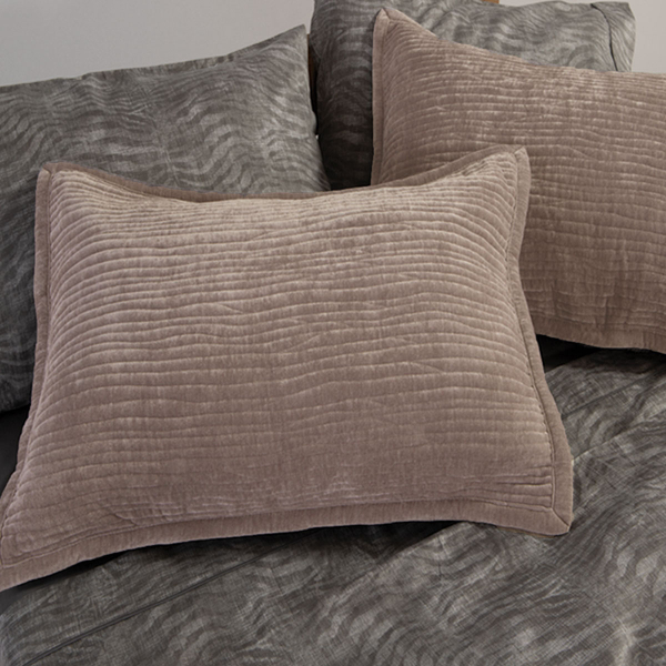 Ζεύγος Μαξιλαροθήκες (52x72) Nef-Nef Homeware Elements Brave Mocca