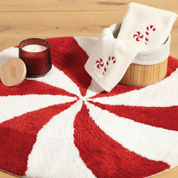 Χριστουγεννιάτικο Πατάκι Μπάνιου (Φ70) Nef-Nef Homeware Sweet Christmas