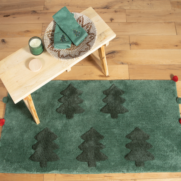 Χριστουγεννιάτικο Πατάκι Μπάνιου (70x140) Nef-Nef Homeware Trees of Joy