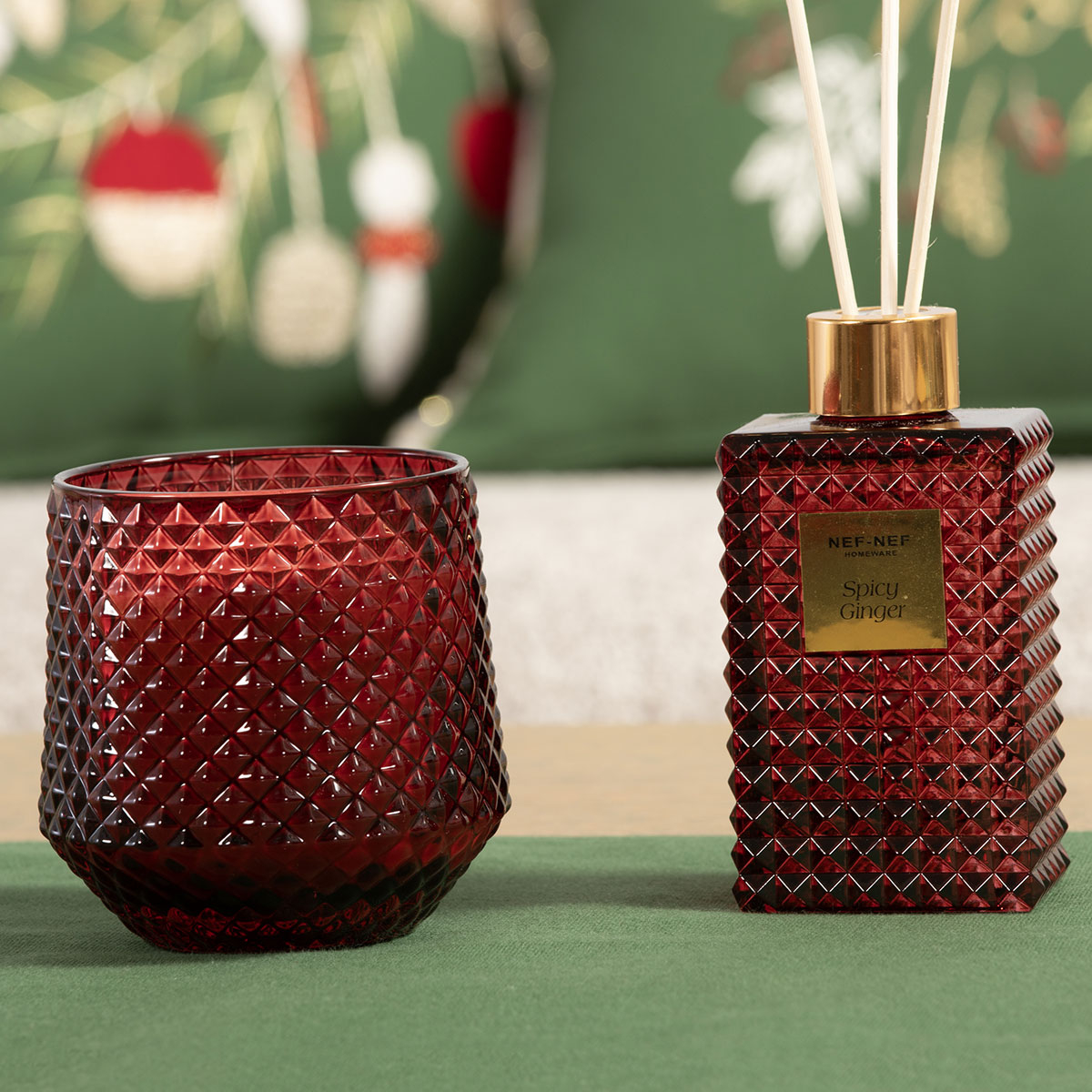 Αρωματικό Χώρου 150Ml με Στικς Nef-Nef Homeware Spicy Ginger Home Διακόσμηση Αρωματικά - Diffuser Spitishop
