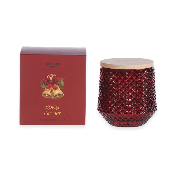 Κερί Αρωματικό 240ml Nef-Nef Homeware Spicy Ginger