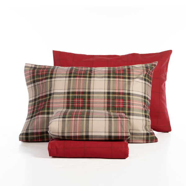 Φανελένια Σεντόνια Υπέρδιπλα (Σετ) Nef-Nef Homeware Flannel Noel