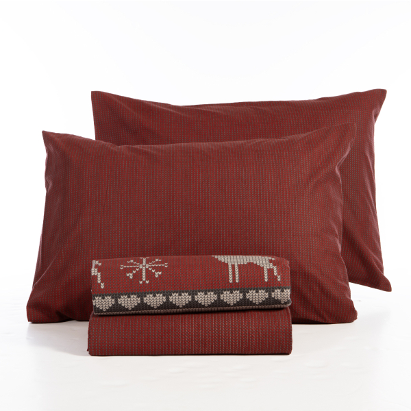 Φανελένια Σεντόνια Μονά (Σετ) Nef-Nef Homeware Flannel Tinsel