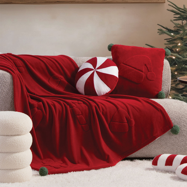 Χριστουγεννιάτικη Κουβέρτα Καναπέ (130x180) Nef-Nef Homeware Sweet Christmas