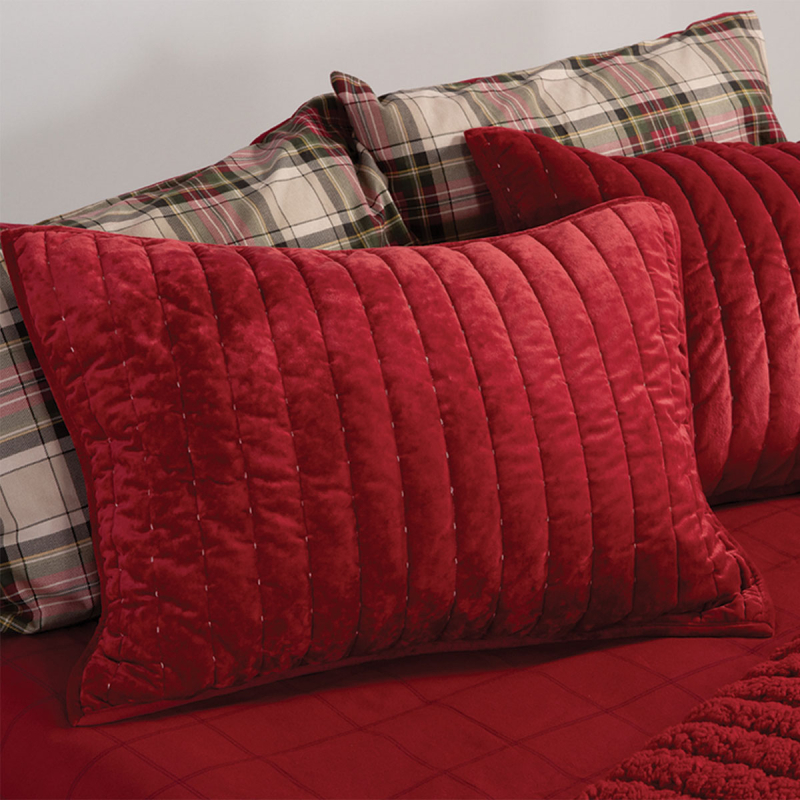 Ζεύγος Μαξιλαροθήκες Καπιτονέ (52x72) Nef-Nef Homeware Sweet Christmas