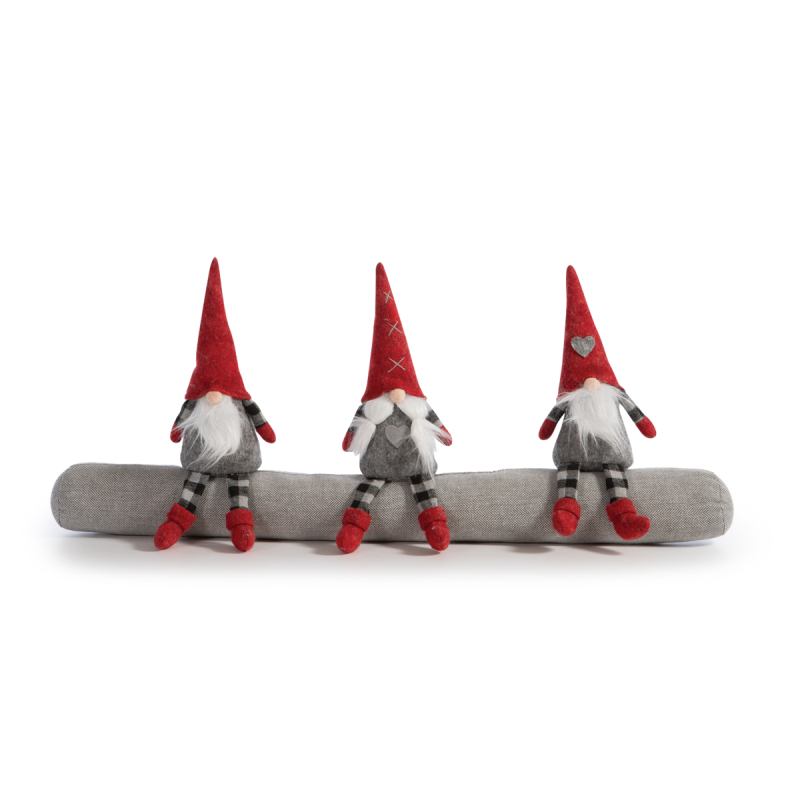 Χριστουγεννιάτικο Αεροστοπ Πόρτας (32x89) Nef-Nef Homeware 3 Gnomes