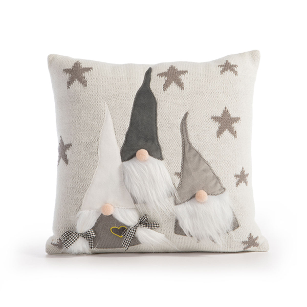 Χριστουγεννιάτικη Μαξιλαροθήκη (40x40) Nef-Nef Homeware Gnome Stars