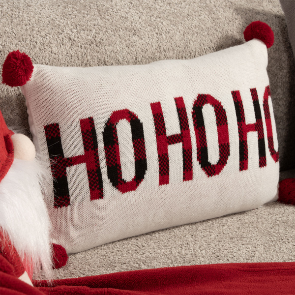 Χριστουγεννιάτικη Μαξιλαροθήκη (30x50) Nef-Nef Homeware Ho Ho Ho