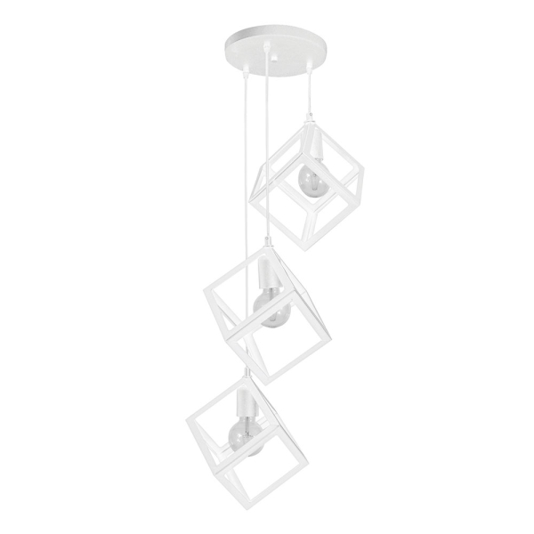 Φωτιστικό Οροφής Τρίφωτο Heronia Kyvos 35-0107 White