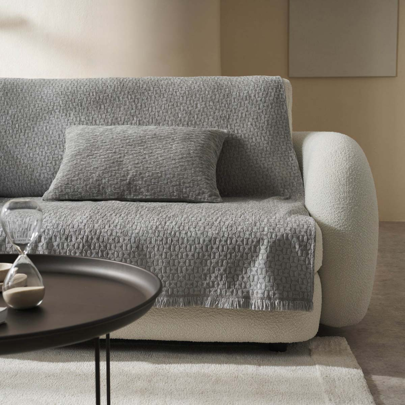 Ριχτάρι Πολυθρόνας (180x175) Gofis Home Ondine Silver Grey 184/15