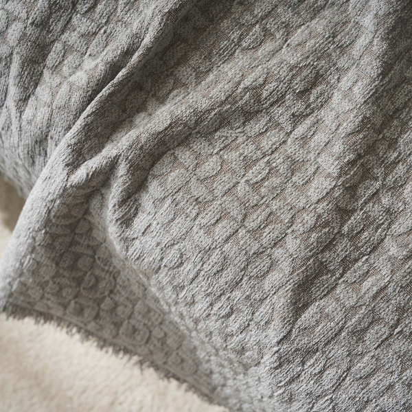 Ριχτάρι Καναπέ Διθέσιου (180x250) Gofis Home Ondine Silver Grey 184/15