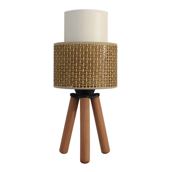 Πορτατίφ Heronia HK-10 14-0384 Καφέ/Κρεμ