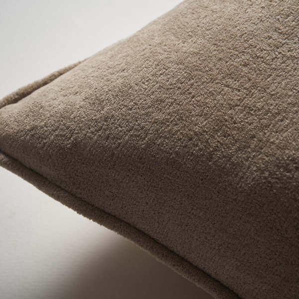 Διακοσμητική Μαξιλαροθήκη Βελουτέ (30x50) Gofis Home Nadinia Canvas Beige 137/06