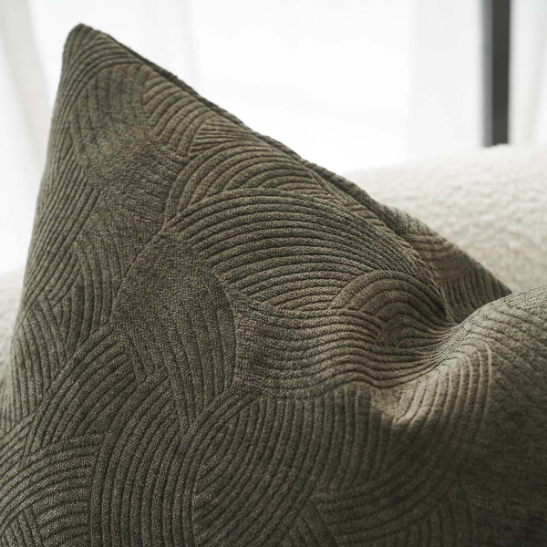 Διακοσμητική Μαξιλαροθήκη Βελουτέ (50x50) Gofis Home Nimbus Weed Green 447/57