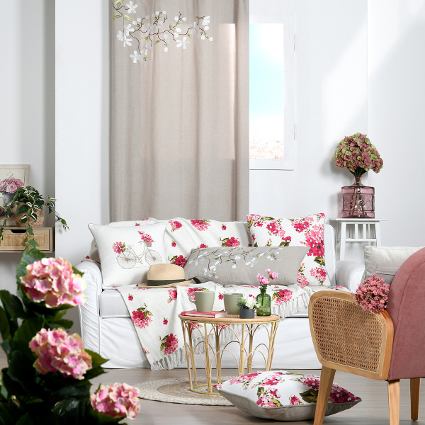 Διακοσμητικό Μαξιλάρι (45x45) S-F Printemps Rose C1D770002