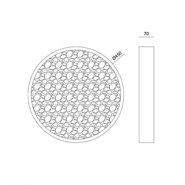 Απλίκα Τοίχου LED Aca Mond G8583LED