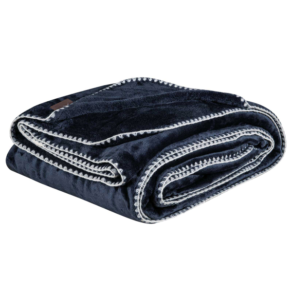 Κουβέρτα Fleece Μονή (170x240) Greenwich Polo Club Essential 4442 Royal Blue