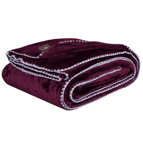 Κουβέρτα Fleece Υπέρδιπλη (220x240) Greenwich Polo Club Essential 4440 Bordeaux