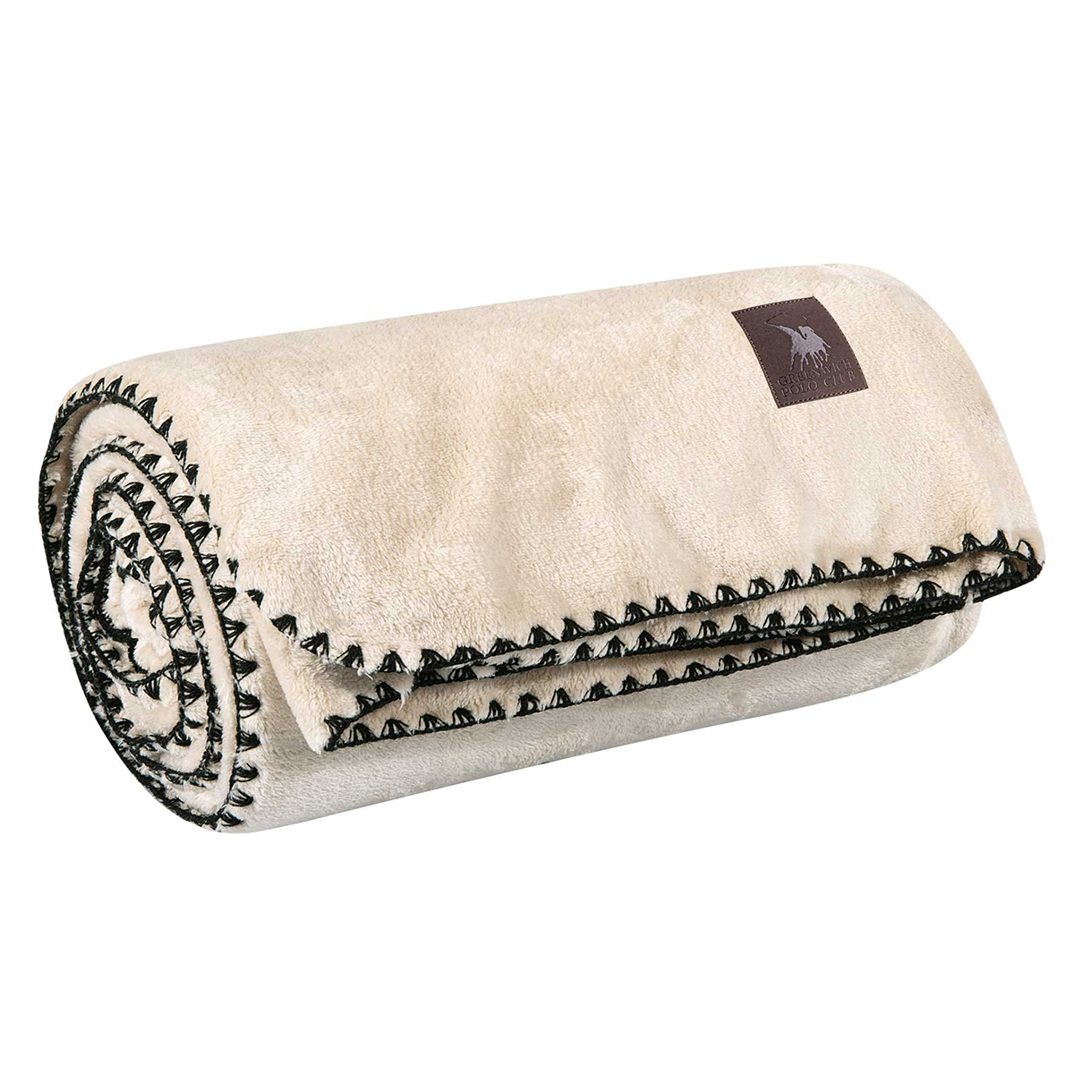 Κουβέρτα Καναπέ Fleece (130X170) Greenwich Polo Club Essential 4438 Beige Home Λευκά Είδη Σαλονιού Κουβέρτες Spitishop