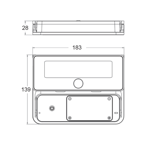 Ηλιακός Προβολέας LED Με Αισθητήρα Κίνησης (18.3x13.9x2.8) Aca STORM1240