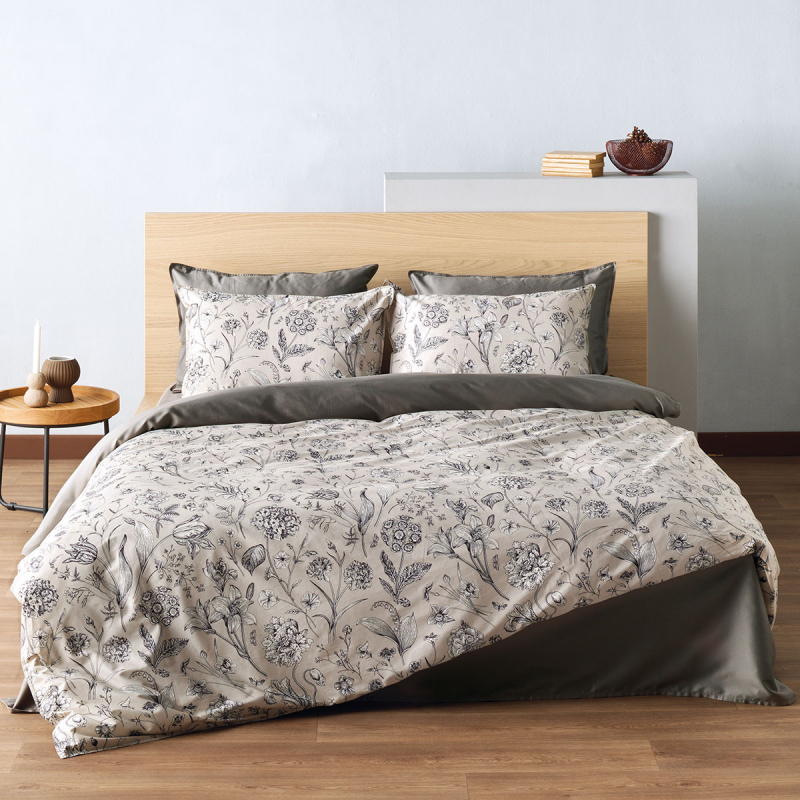 Παπλωματοθήκη Υπέρδιπλη (Σετ 220x240) 2 Όψεων Kentia Stylish Alida 15