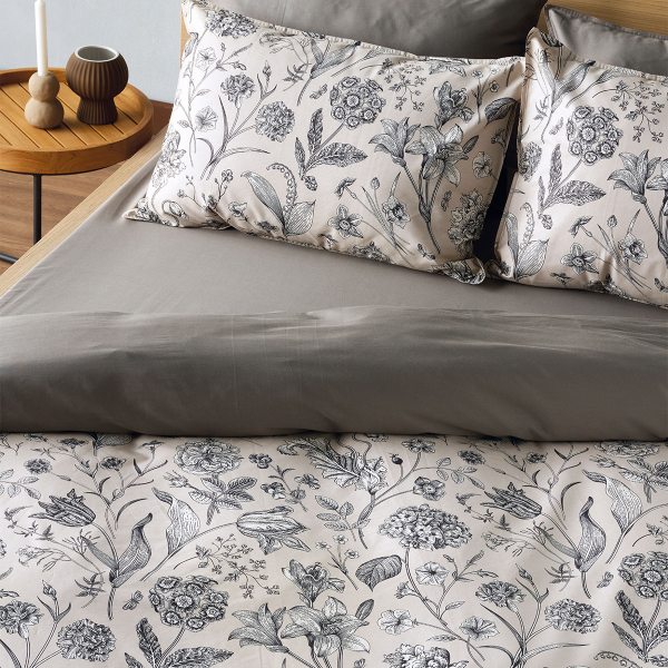 Παπλωματοθήκη Υπέρδιπλη (Σετ 220x240) 2 Όψεων Kentia Stylish Alida 15