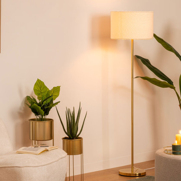 Φωτιστικό Δαπέδου (Φ37x150) A-S Tina Gold 202644