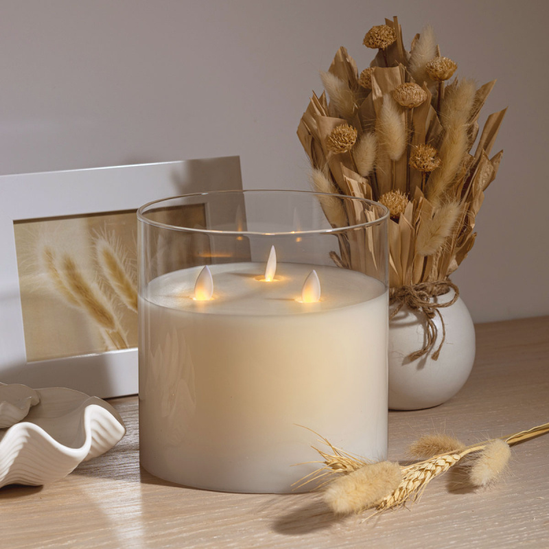 Διακοσμητικό Φωτιστικό Κερί (Φ15x15) LED A-S Sena 196078