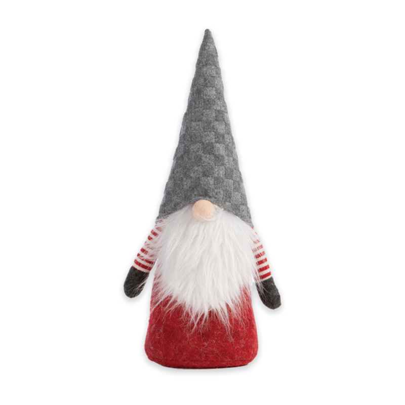 Χριστουγεννιάτικο Στοπ Πόρτας Nef-Nef Homeware Gnome Grey Hat