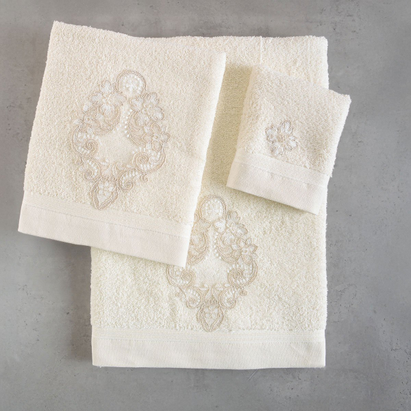 Πετσέτες Μπάνιου (Σετ 3τμχ) Rythmos Cybele 500gsm