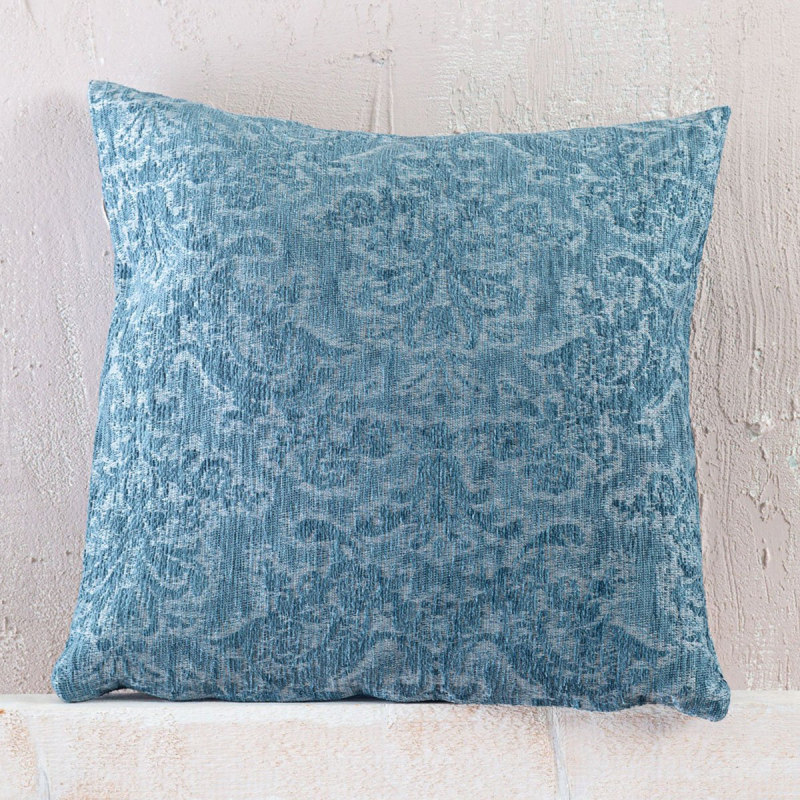 Διακοσμητική Μαξιλαροθήκη (40x40) Rythmos Bianco Blue