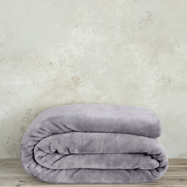 Κουβέρτα Βελουτέ Υπέρδιπλη (220x240) Nima Bed Linen Coperta Smoky Lilac