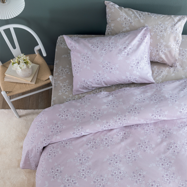 Παπλωματοθήκη Υπέρδιπλη (Σετ 240x250) 2 Όψεων Palamaiki Fashion Life FL6281