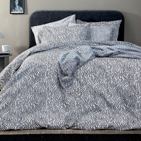 Παπλωματοθήκη Υπέρδιπλη (Σετ 240x250) 2 Όψεων Palamaiki Fashion Life FL6287