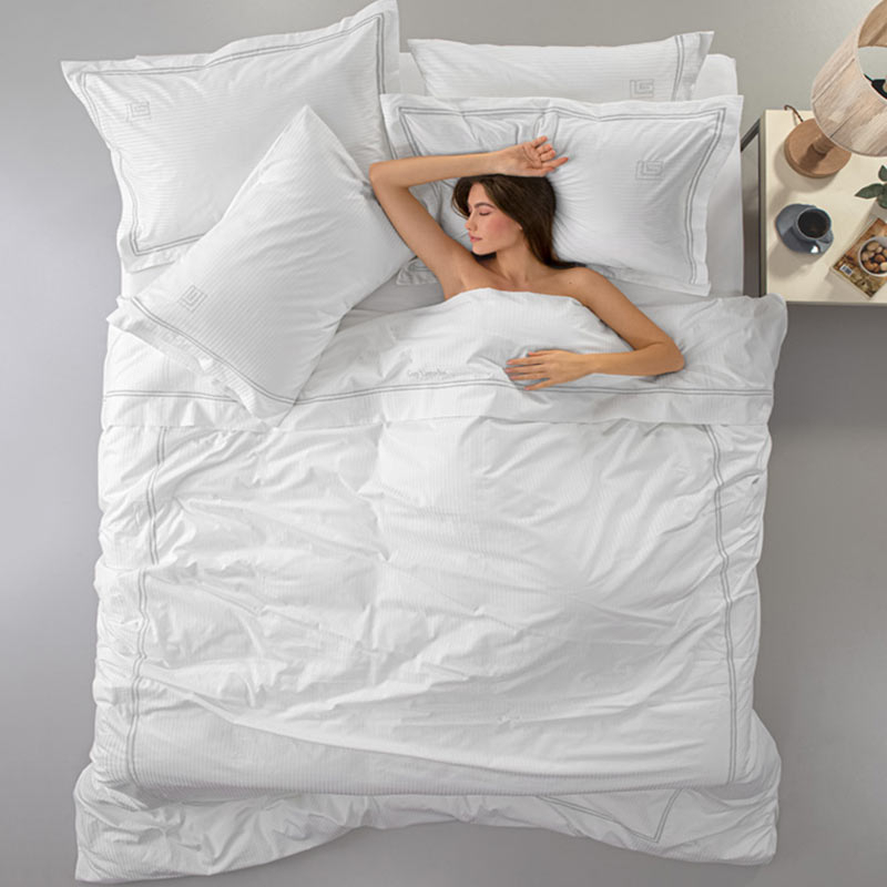 Παπλωματοθήκη Υπέρδιπλη (225x245) Guy Laroche Nice White - L. Silver