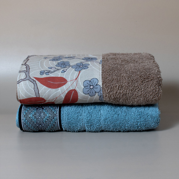 Πετσέτες Προσώπου (Σετ 2τμχ) White Fabric Filma Multi 600gsm