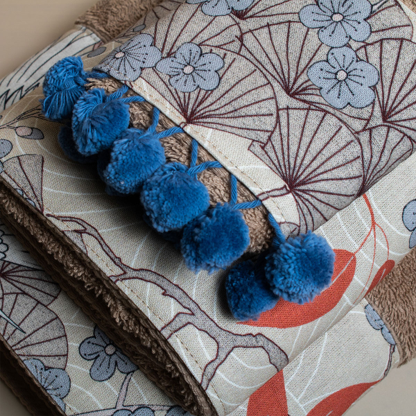 Πετσέτα Σώματος (80x150) White Fabric Filma Beige 600gsm