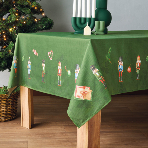 Χριστουγεννιάτικο Τραπεζομάντηλο (160x230) Kentia Loft Snow 255