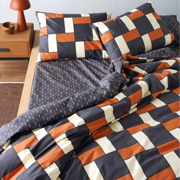 Ζεύγος Μαξιλαροθήκες (50x70) Kentia Versus Cubi 24