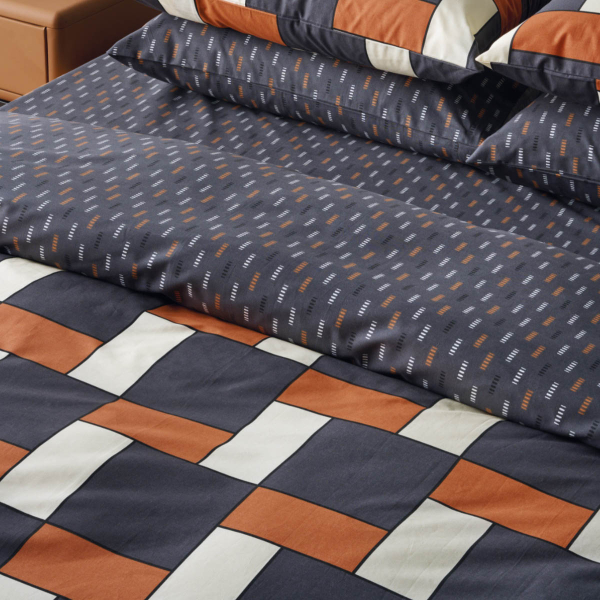 Ζεύγος Μαξιλαροθήκες (50x70) Kentia Versus Cubi 24