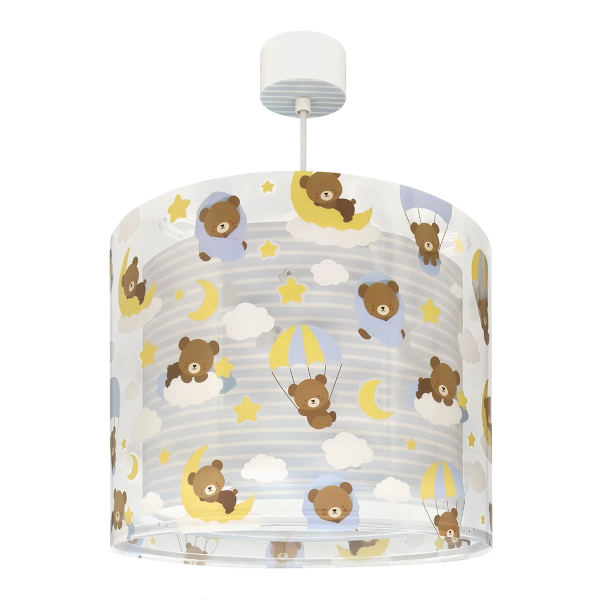 Παιδικό Φωτιστικό Οροφής Μονόφωτο Ango Baby Teddy blue 41572T