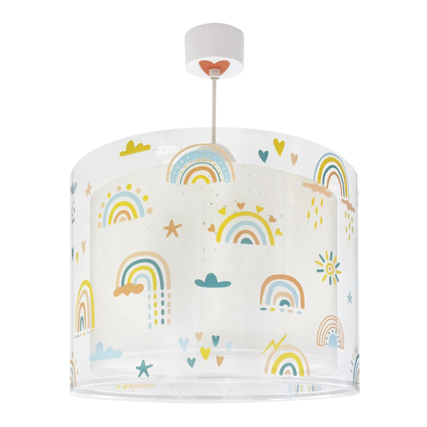 Παιδικό Φωτιστικό Οροφής Μονόφωτο Ango Rainbow 41192
