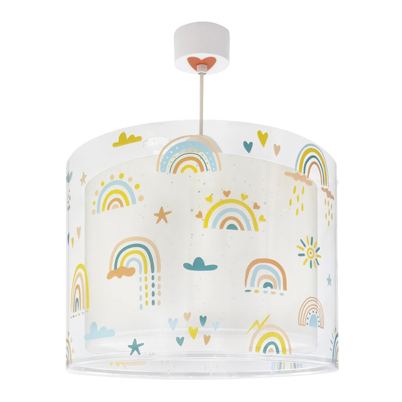 Παιδικό Φωτιστικό Οροφής Μονόφωτο Ango Rainbow 41192