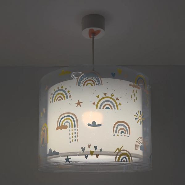 Παιδικό Φωτιστικό Οροφής Μονόφωτο Ango Rainbow 41192
