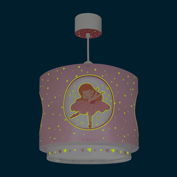Παιδικό Φωτιστικό Οροφής Μονόφωτο Ango Princess Dance 60912