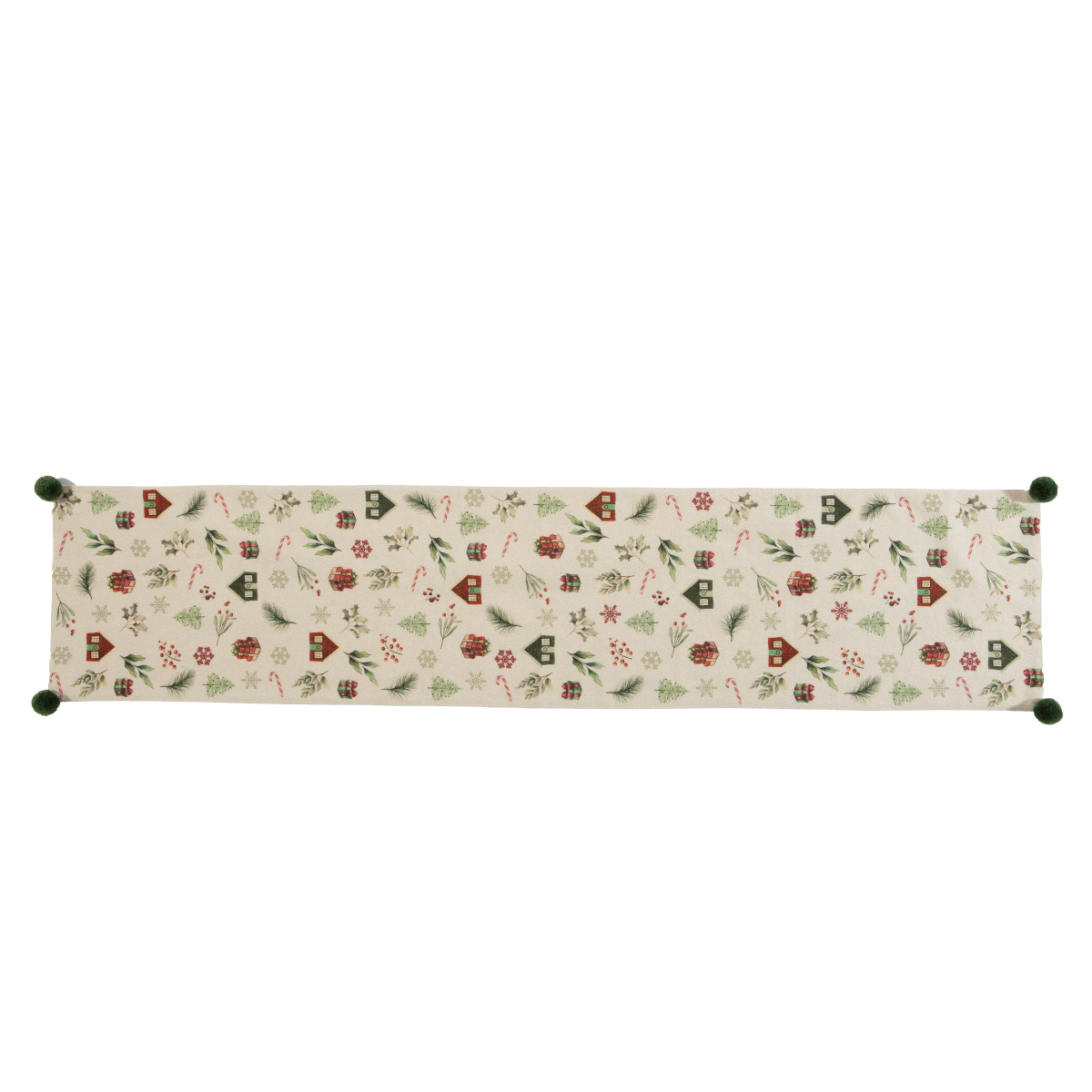Χριστουγεννιάτικη Τραβέρσα (33X150) Nef-Nef Homeware White Christmas Home Χριστουγεννιάτικα Χριστουγεννιάτικες Τραβέρσες Spitishop